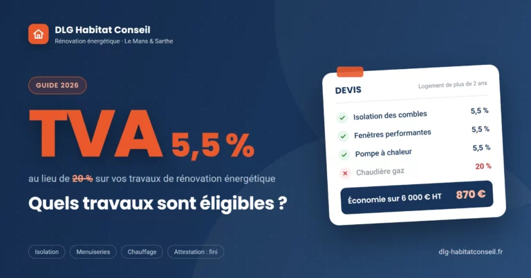 Lire la suite à propos de l’article TVA à 5,5 % : quels travaux sont éligibles en 2026 ?